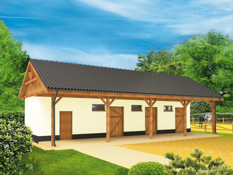 Projekty stajni z oferty MURATORA